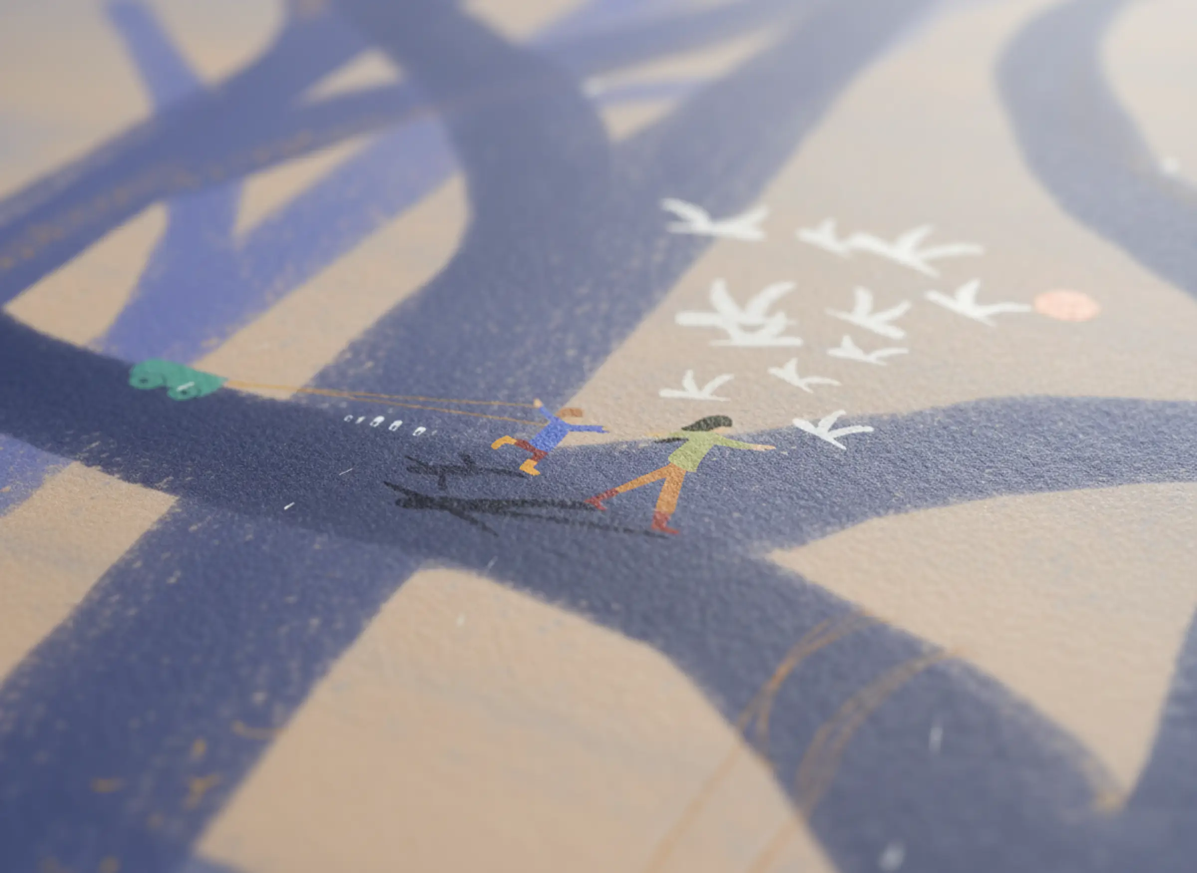 La balançoire — Illustration 2, impression giclée fine art