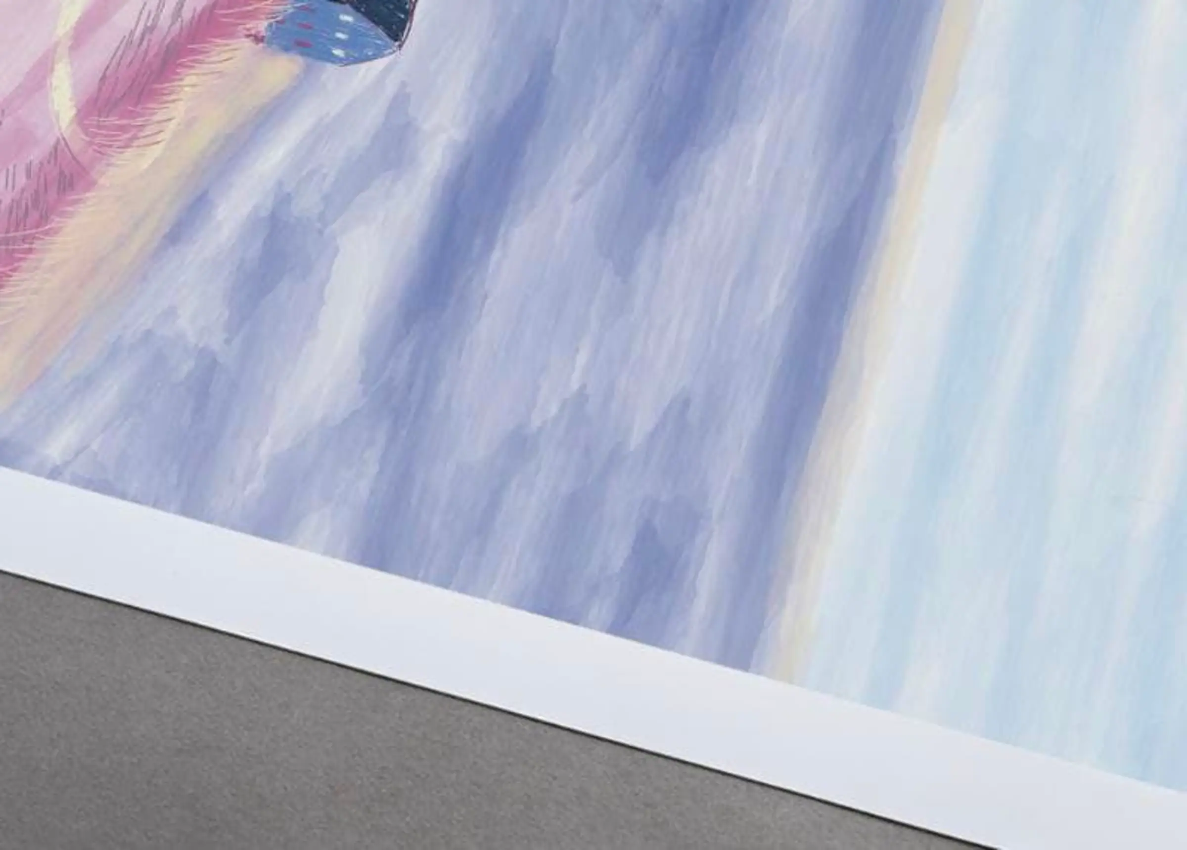 La Maison bleue — Illustration 2, impression giclée fine art