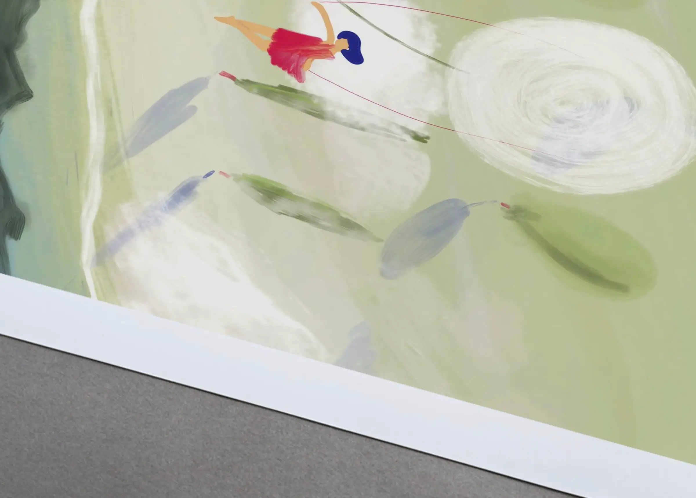 Dresseuse de pissenlits — Illustration 2, impression giclée fine art