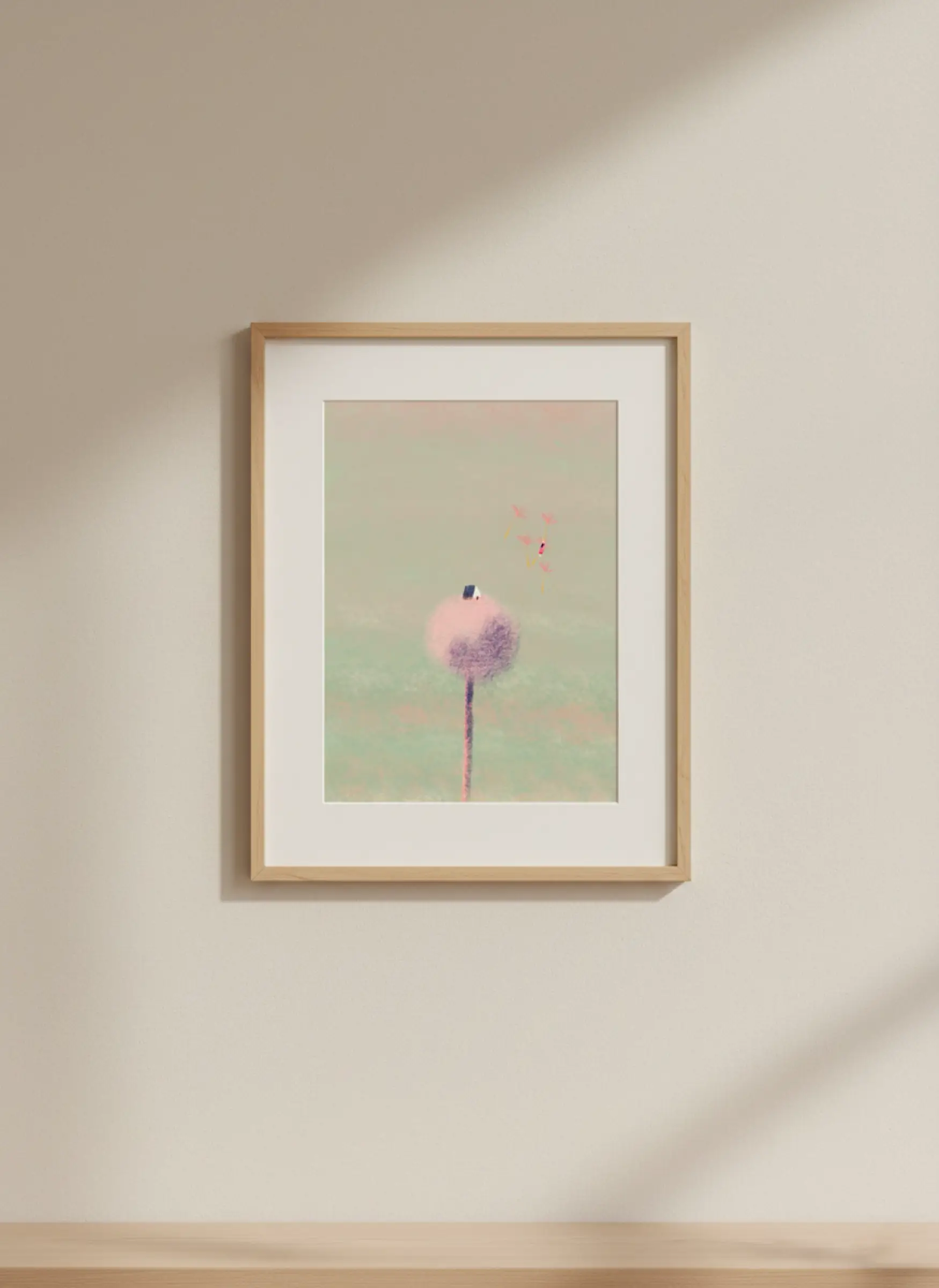 À vol d'akène — Illustration 4, impression giclée fine art