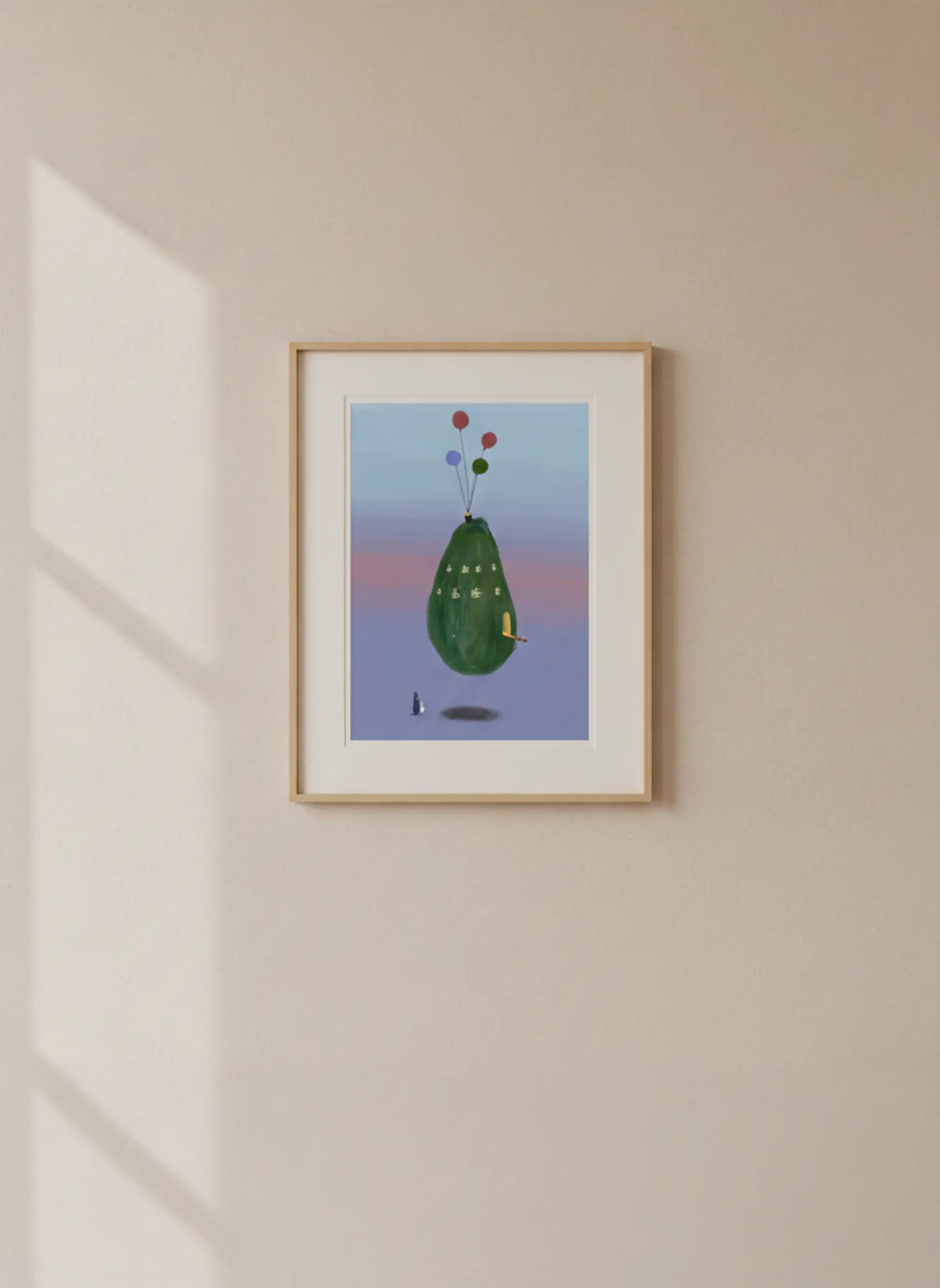 Avocat — Illustration 3, impression giclée fine art