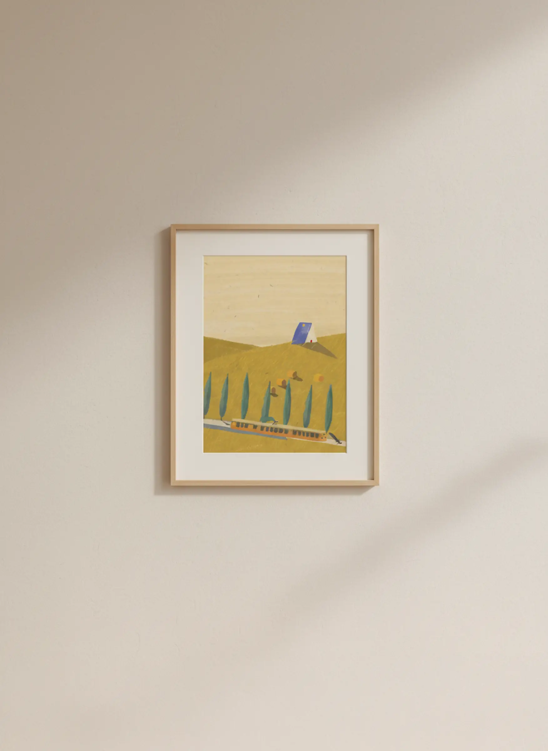 La course folle — Illustration 3, impression giclée fine art