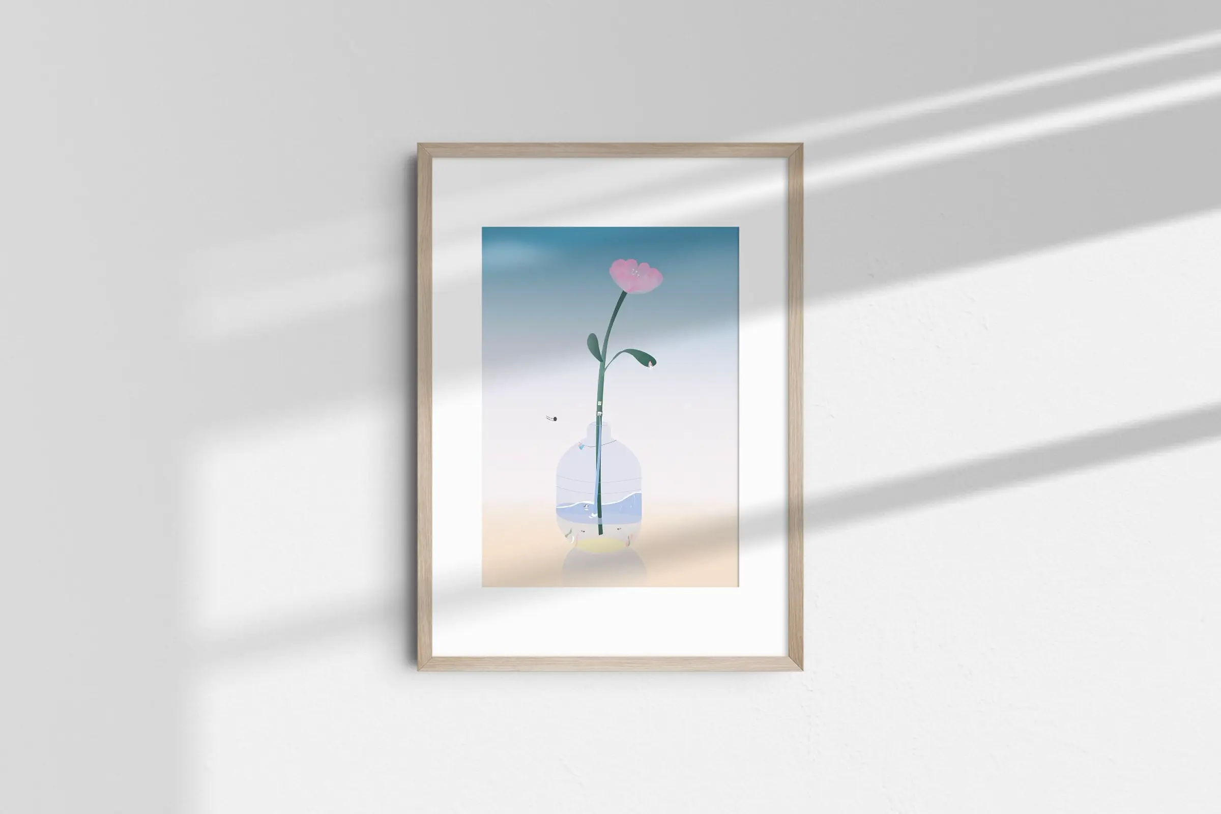 La Fleur — Illustration 3, impression giclée fine art