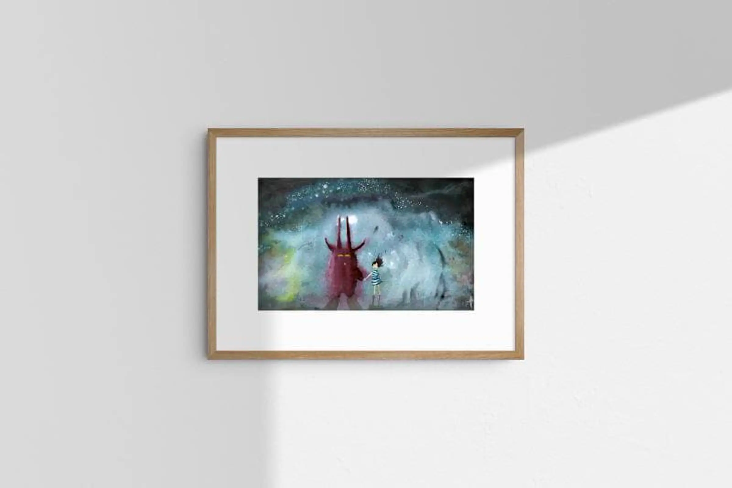 La rencontre — Illustration 3, impression giclée fine art