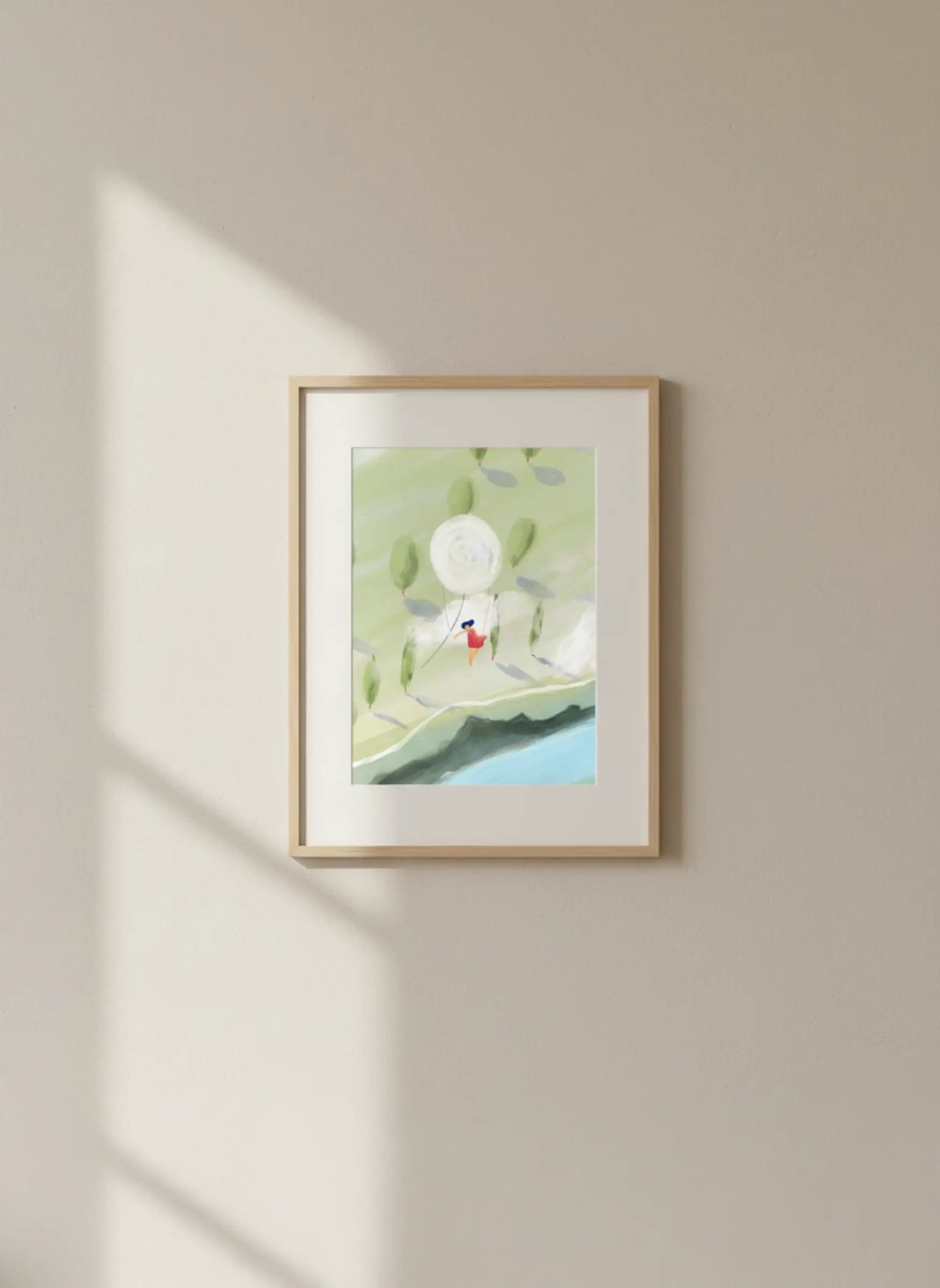 Dresseuse de pissenlits — Illustration 3, impression giclée fine art